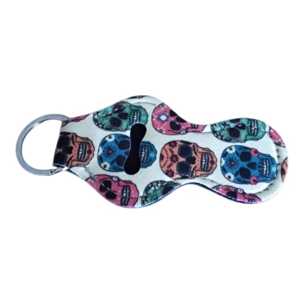 Colorful Skull Pattern Key Holder